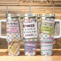Teacher Daily Affirmations 40oz Tumbler