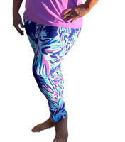Claudia Cropped Pant With Pocket (Aryeh)- Cabana Cocktail
