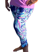 Claudia Cropped Pant With Pocket (Aryeh)- Cabana Cocktail