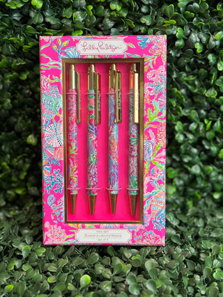 Lilly Pulitzer Ink Pen Set - Assorted Patterns
