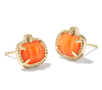 Pumpkin Stud Earrings
