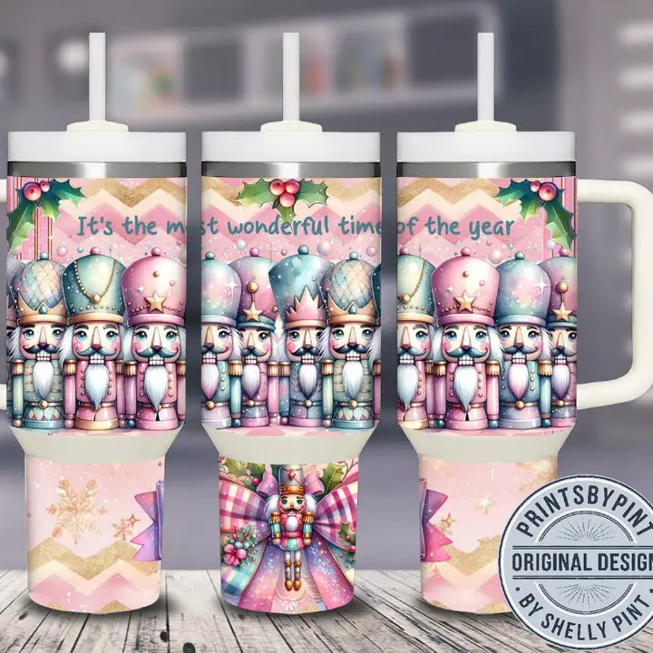 Most Wonderful Time Nutcrackers 40oz Tumbler