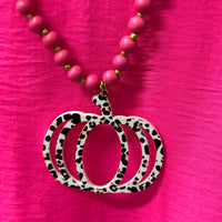 Catwalk Leopard Pumpkin Necklace