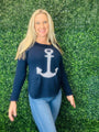 Lulu-B Sweater - Navy Anchor (ANNN)