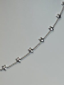 9608864940 Sierra Star Strand Necklace in Rhodium Metal