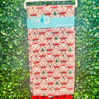 Christmas Cameos Tea Towel