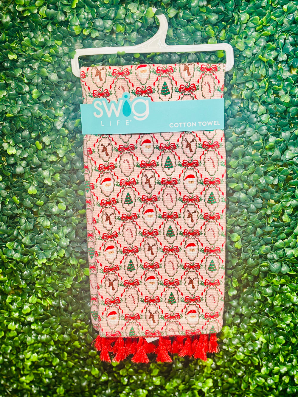 Christmas Cameos Tea Towel
