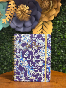 Lilly Pulitzer - Large 17 Month Agenda - Sapphire Pool Barefoot Beachcomber