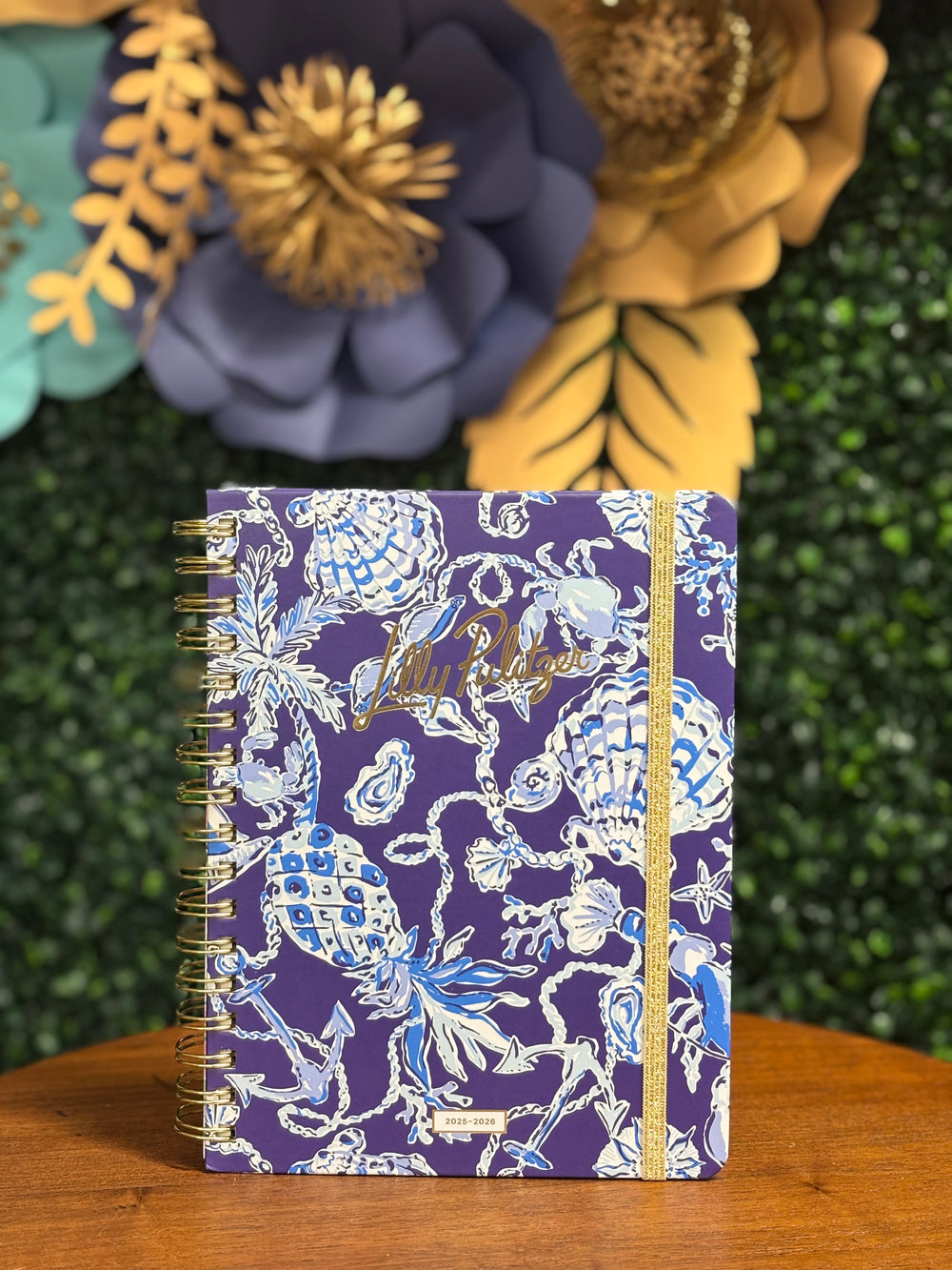Lilly Pulitzer - Large 17 Month Agenda - Sapphire Pool Barefoot Beachcomber