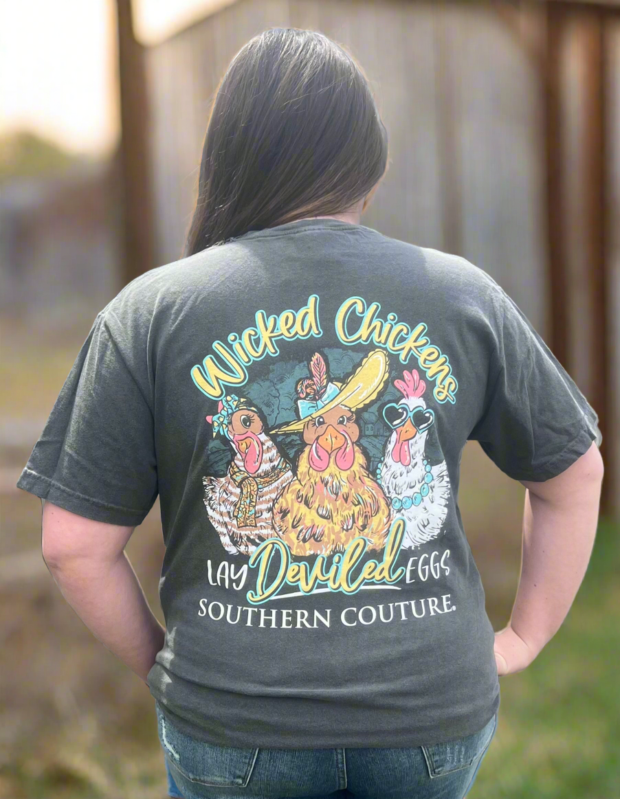 Comfort Wicked Chickens Tee