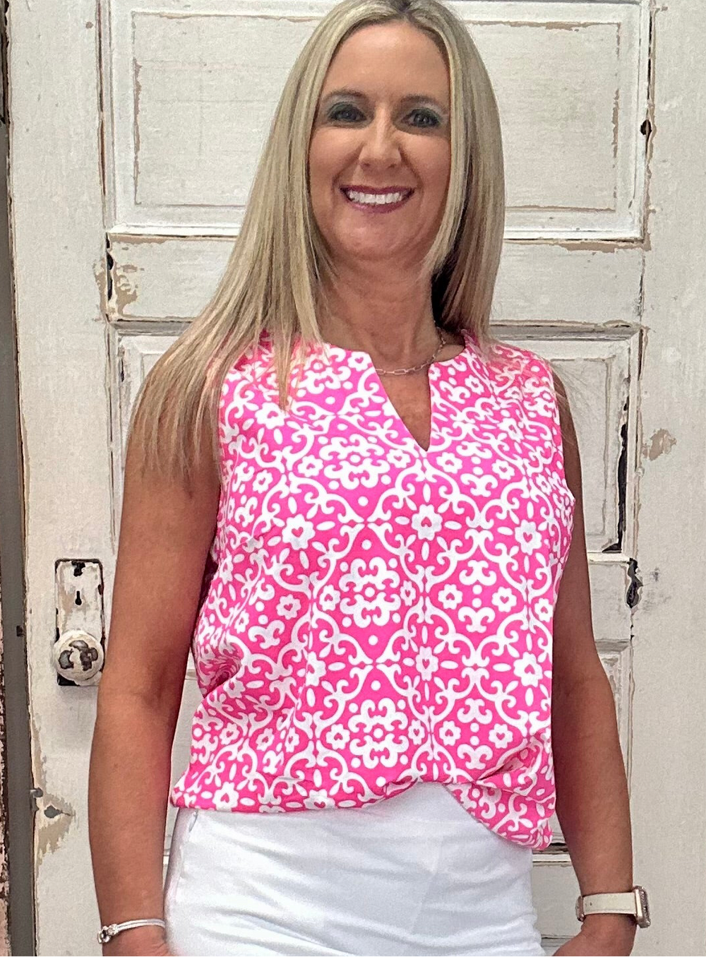 Sleeveless Key Hole Top - GHBP