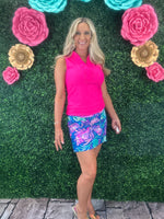 Evelyn Sleeveless Top - Hot Pink
