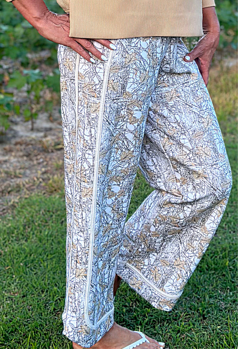 Sloan Pant - White Camo