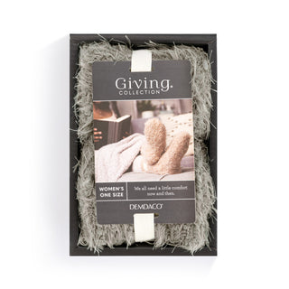 Giving Collection Light Gray Cozy Giving Socks Set