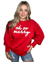 Oh So Merry Red Lily Sweatshirt
