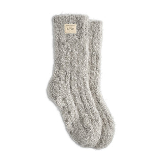 Giving Collection Light Gray Cozy Giving Socks Set