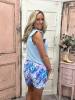 Simply Southern Pattern Short - Reef
