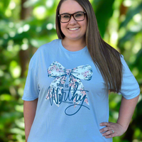 She Is Worthy Tee (Front Pattern)