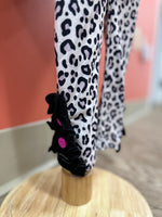 Leopard Pumpkin Ruffle Toddler Outfit
