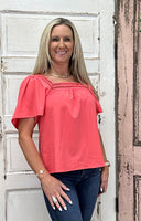 Heidi Top - Coral
