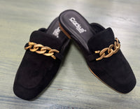 Keepsake - Black Faux Suede
