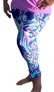 Claudia Cropped Pant With Pocket (Aryeh)- Cabana Cocktail