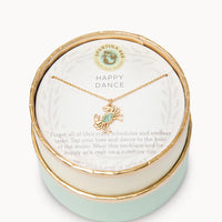 Sea La Vie Happy Dance/Crab Necklace Gold