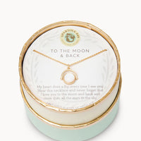 Sea La Vie To The Moon Back Reversible Necklace Gold