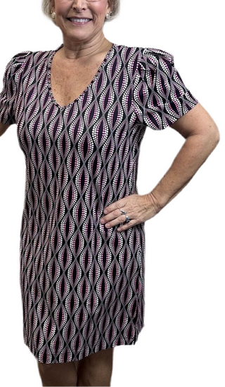 SPX4552 Puff Sleeve Dress - DTNU