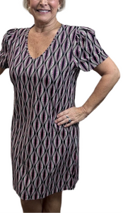 SPX4552 Puff Sleeve Dress - DTNU