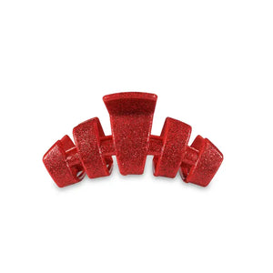Teleties Clip - Red Glitter