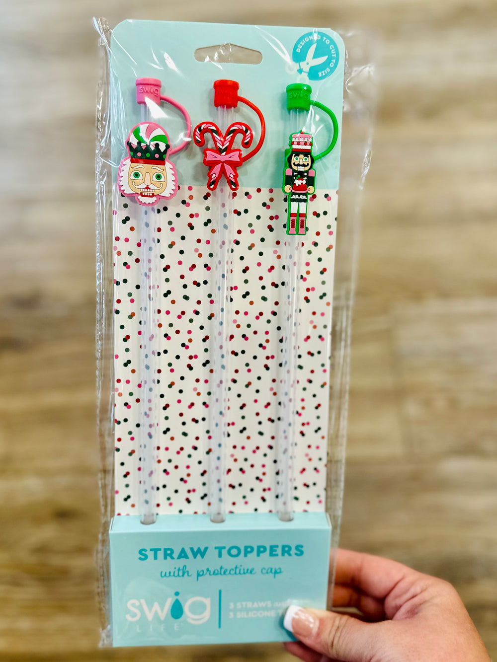 Sugar Plum Soldiers Straw Topper Set