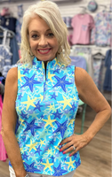 Sleeveless Zip Top - SESF
