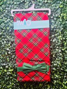 Christmas Plaid Tea Towel