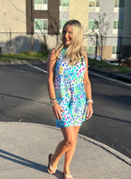Olivia Halter Dress - Seabreeze
