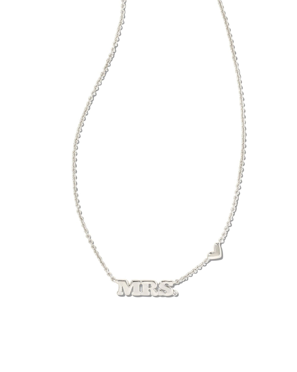 9608801161 Mrs Pendant Necklace in Silver