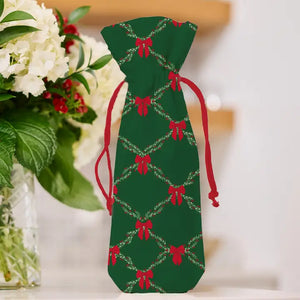 Christmas Bottle Keeper Pouch