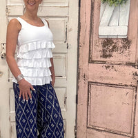 Palazzo Pant - Navy DiamoGlow