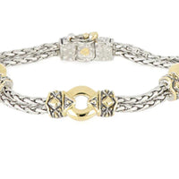 B2840-A000 Antiqua Gold Circle Three Station Bracelet