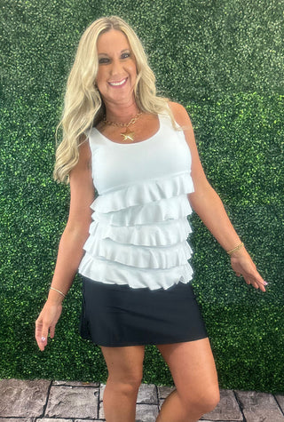 Side Slit Skort - Black