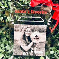 Acrylic Photo Ornament - Santa's Favorite