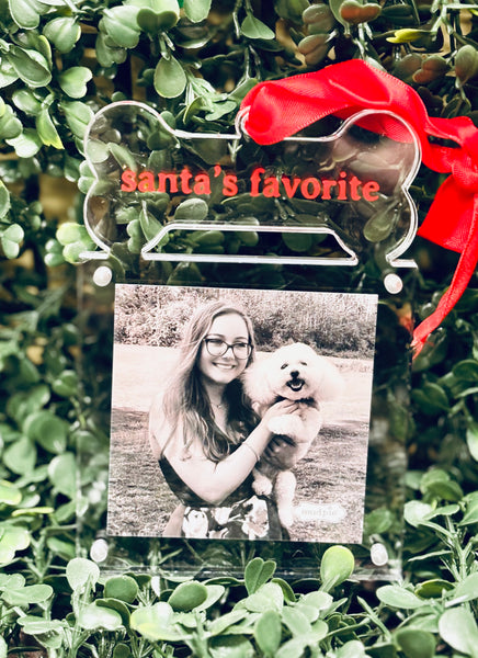 Acrylic Photo Ornament - Santa's Favorite