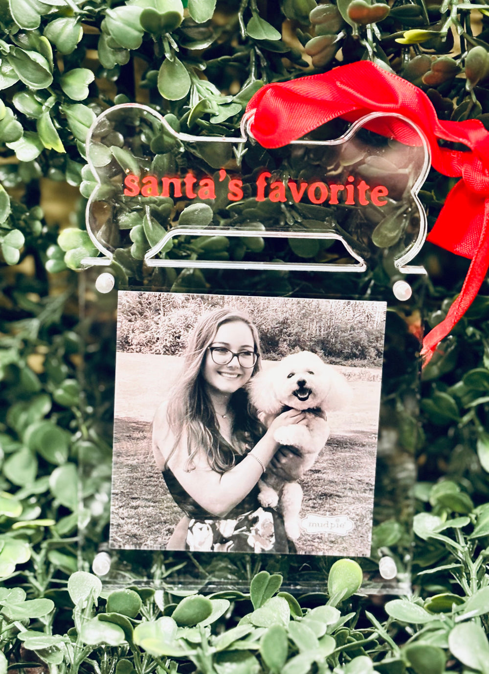 Acrylic Photo Ornament - Santa's Favorite