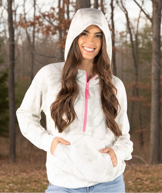 Alara Hoodie - White Camo