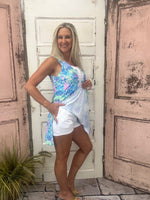 Amari Skirted Romper Nautical Escape

Skirted romper with built-in shorts

Lightweight breathable romper

Nylon spandex summer romper

UPF50+ sun protection romper

Zip-back casual romper

Quick-dry wrinkle-free romper

Vacation or beach romper

Breezy summer outfit

Nautical style romper
