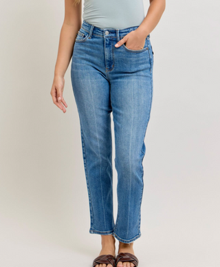 High-Rise Ankle Straight