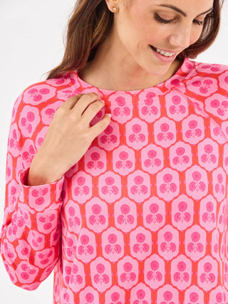 Annie ButterSoft pajama shorts set with matching top in soft breathable loungewear fabric.