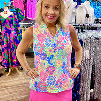 Beachtime - Sleeveless Ruffle Tank LFWL