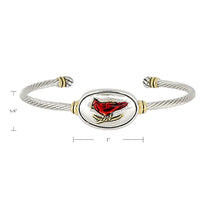 B5220-A000 - Celebration Memories - Red Cardinal Wire Cuff Bracelet
