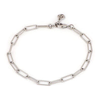 B5331-R002 - Diamante Bracelet Link - Rhodium
